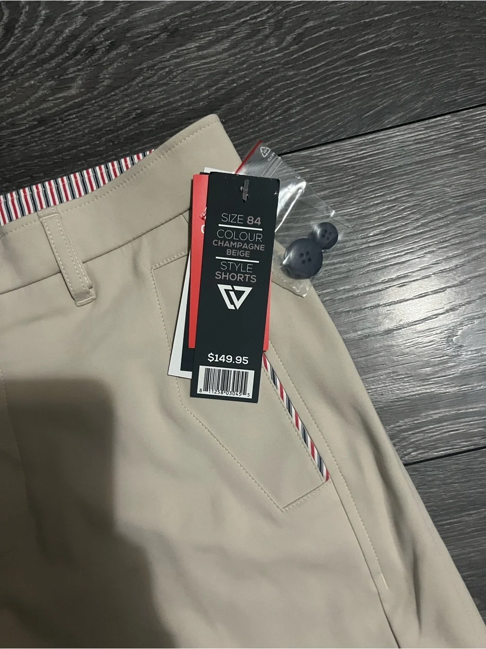 London England  by Charles vane Men's Stone Flat Front Shorts